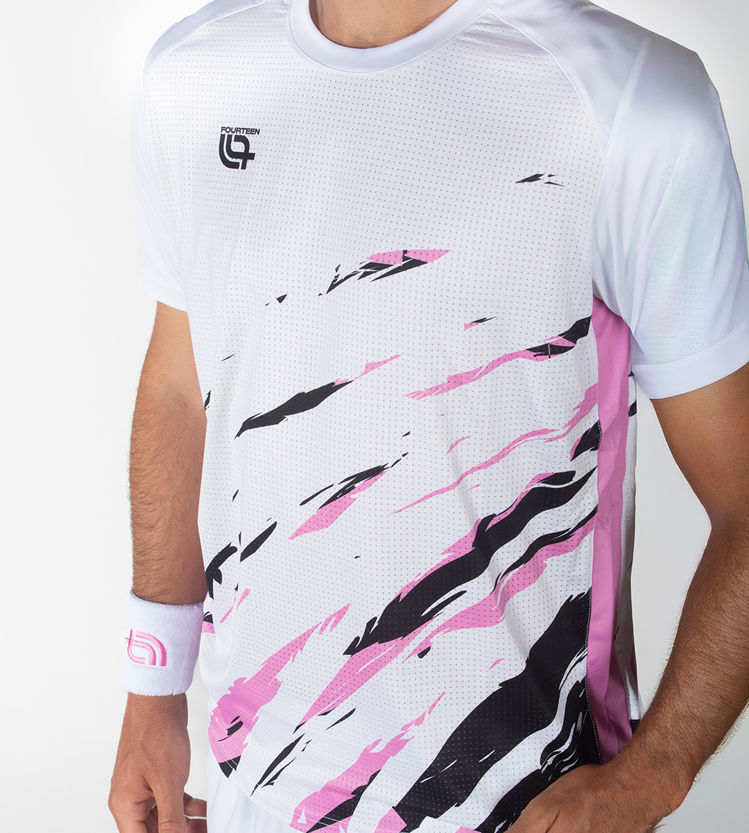 White - Pink